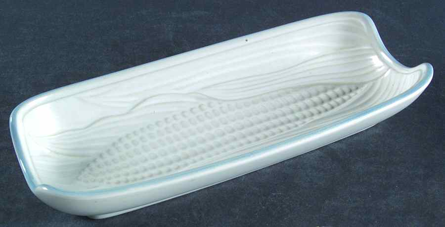 Victory Blue Boiled Corn Holder by Noritake-1