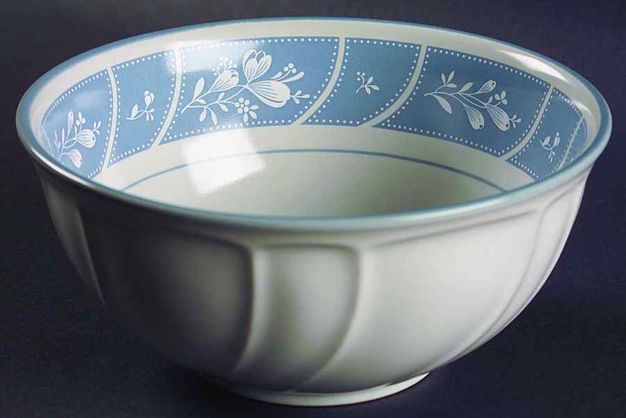 Victory Blue 7" Round Vegetable Bowl by Noritake-1