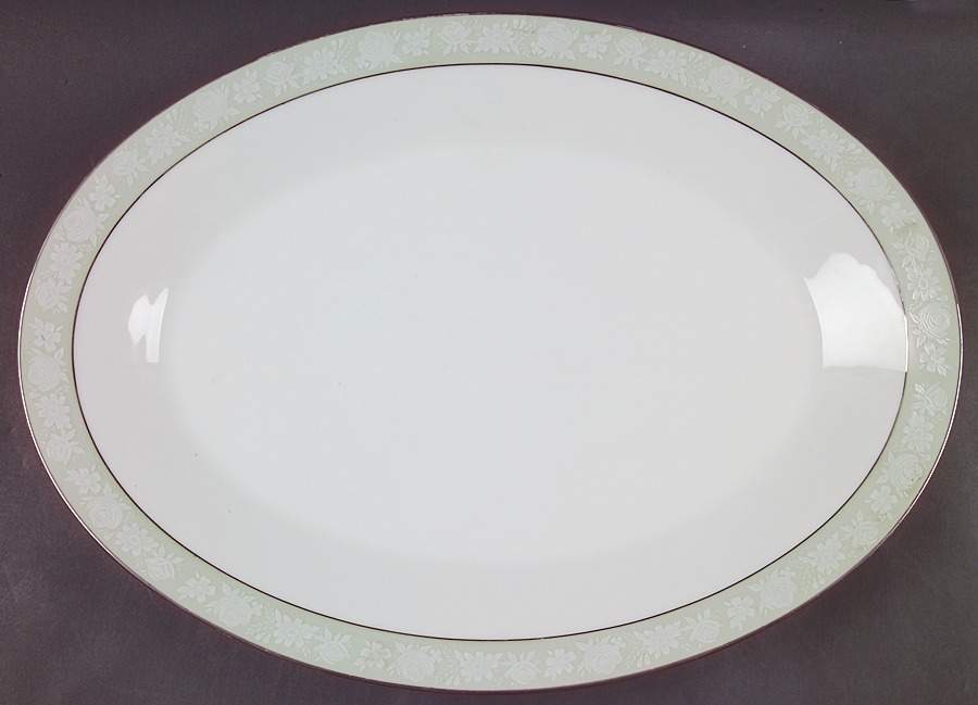 Vienne 16" Oval Serving Platter by Noritake-1