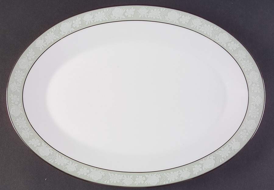 Vienne 14" Oval Serving Platter by Noritake-1