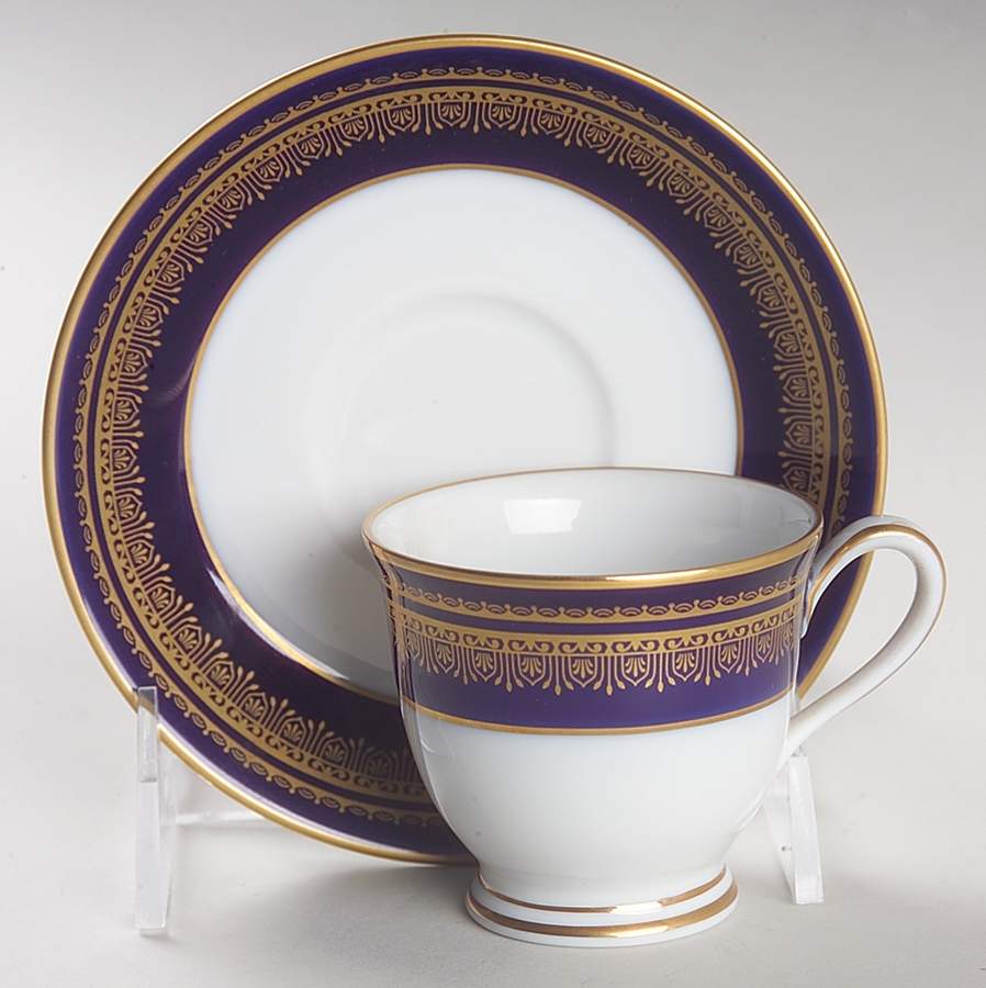 Vienna Footed Demitasse Cup & Saucer Set by Noritake-1