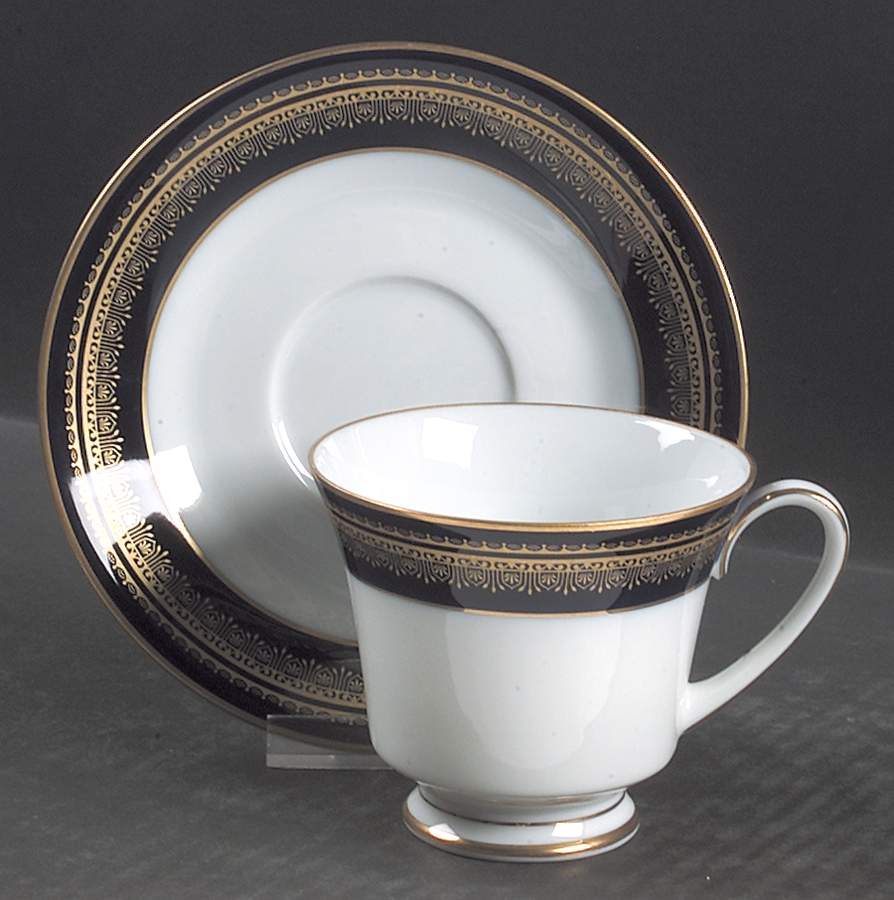 Vienna Footed Cup & Saucer Set by Noritake-1