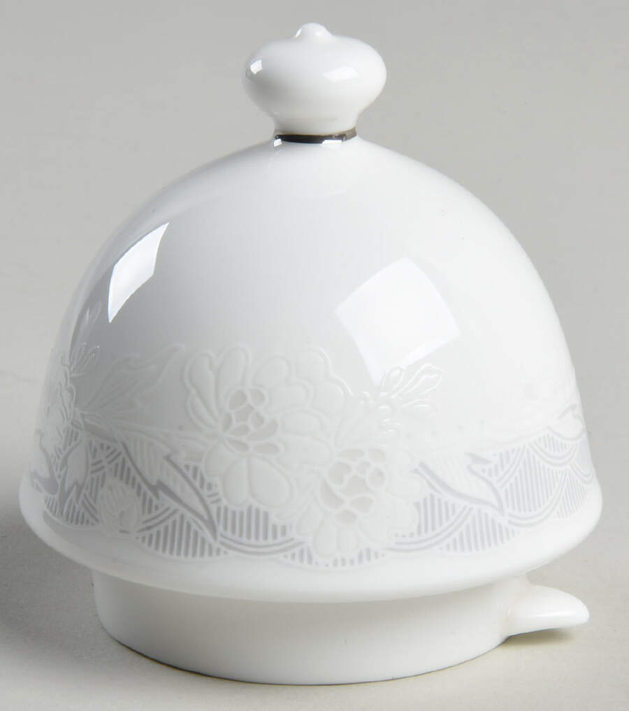 Victorian Lace Lid for Coffee Pot by Noritake-1