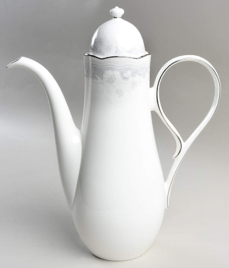 Victorian Lace Coffee Pot & Lid by Noritake-1