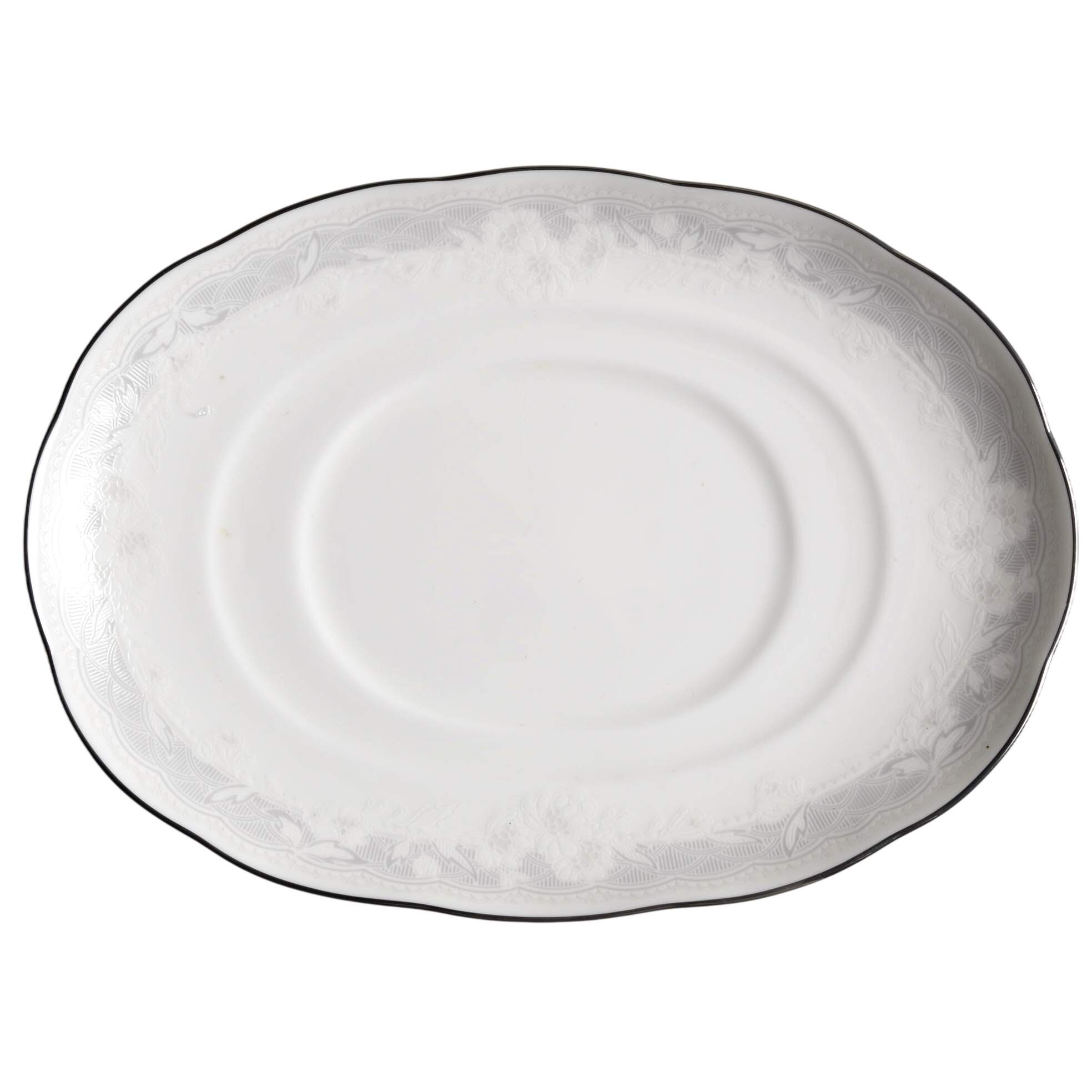 Victorian Lace Underplate for Gravy Boat & Lid (GR3 & GR4) by Noritake-1