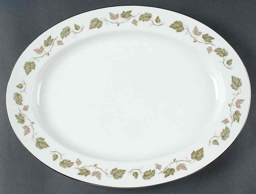 Vineyard 16" Oval Serving Platter by Noritake-1