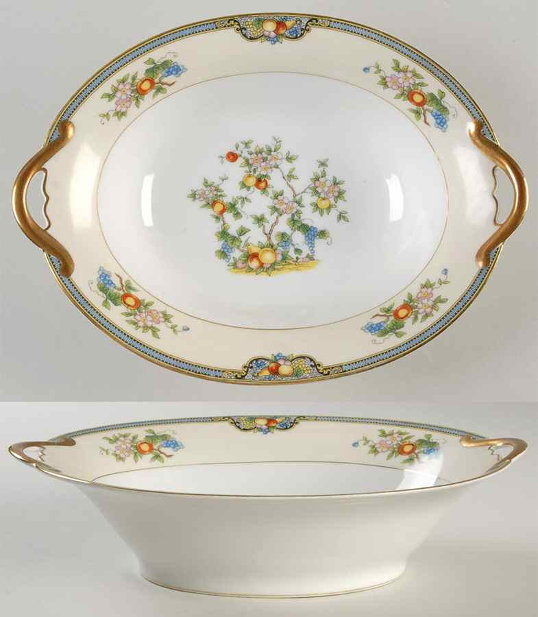 Vintonia 10" Oval Vegetable Bowl by Noritake-1