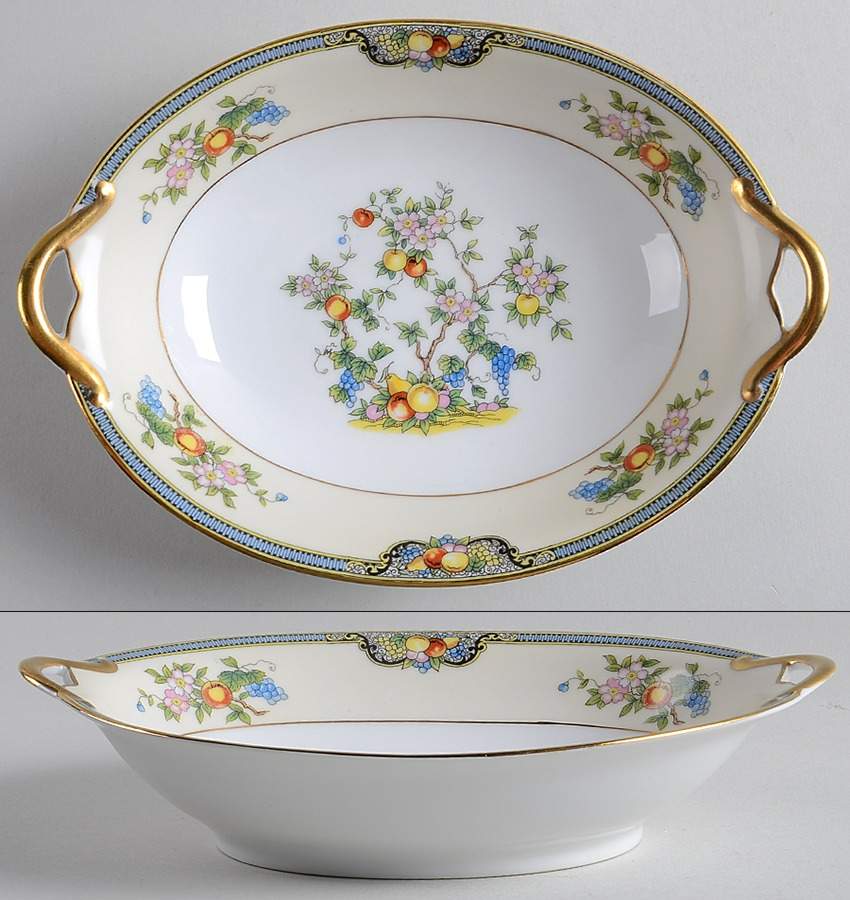 Vintonia 9" Oval Vegetable Bowl by Noritake-1