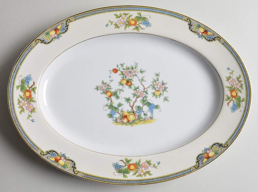 Vintonia 11" Oval Serving Platter by Noritake-1