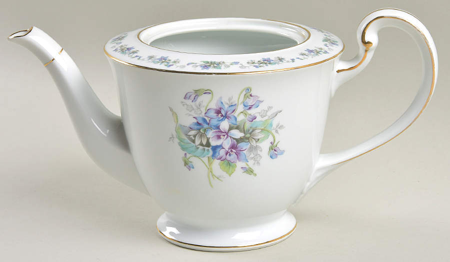 Violette Teapot No Lid by Noritake-1
