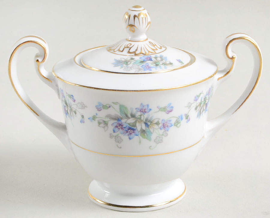 Violette Mini Sugar Bowl & Lid by Noritake-1