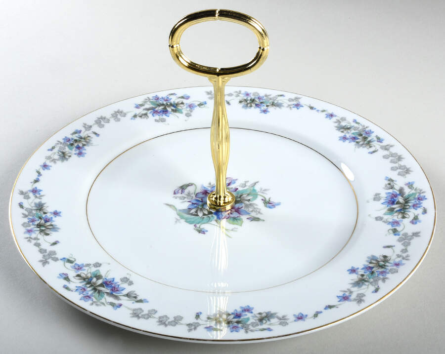 Violette Round Serving Plate with Center Handle (Dp) Hc by Noritake-1