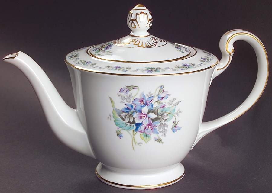 Violette Teapot & Lid by Noritake-1