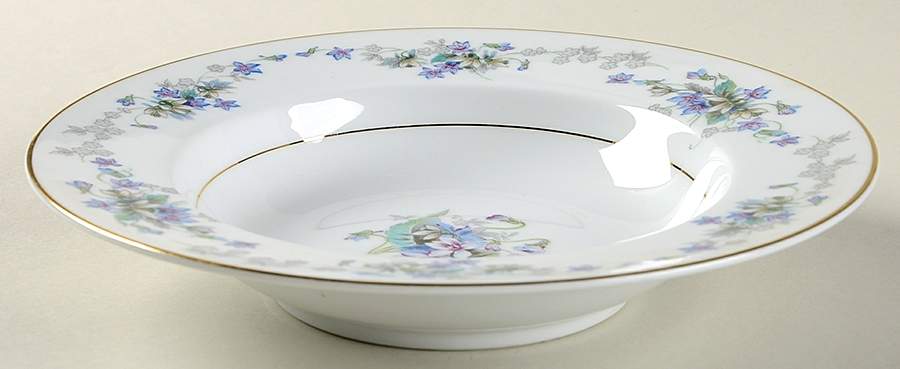 Violette Rim Soup Bowl by Noritake-1