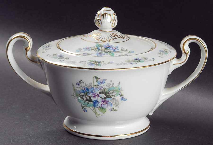 Violette Sugar Bowl & Lid by Noritake-1