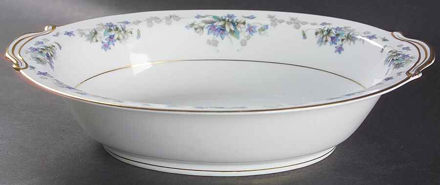 Violette 10" Oval Vegetable Bowl by Noritake-1