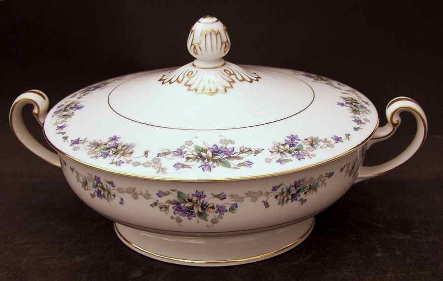 Violette Round Covered Vegetable by Noritake-1