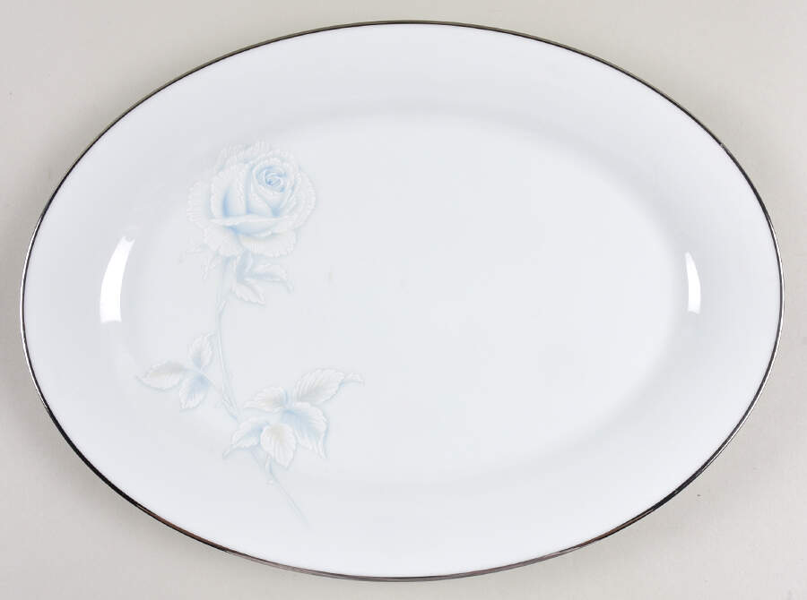 Virtue 14" Oval Serving Platter by Noritake-1
