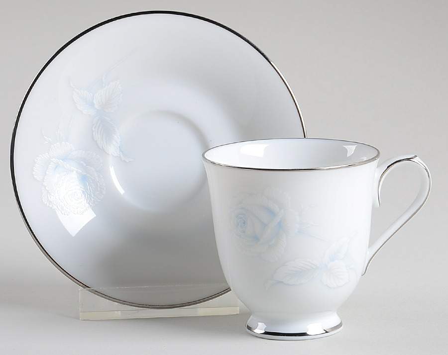Virtue Footed Demitasse Cup & Saucer Set by Noritake-1
