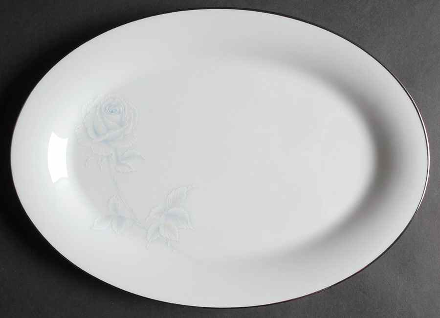 Virtue 12" Oval Serving Platter by Noritake-1