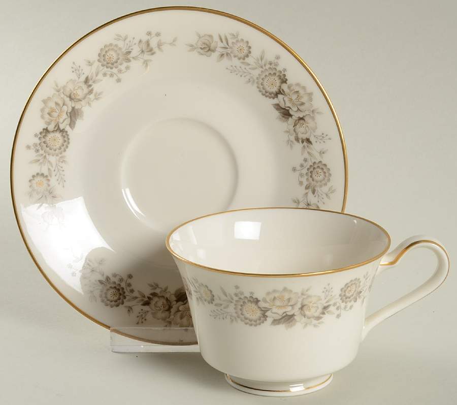 Virginia Footed Cup & Saucer Set by Noritake-1