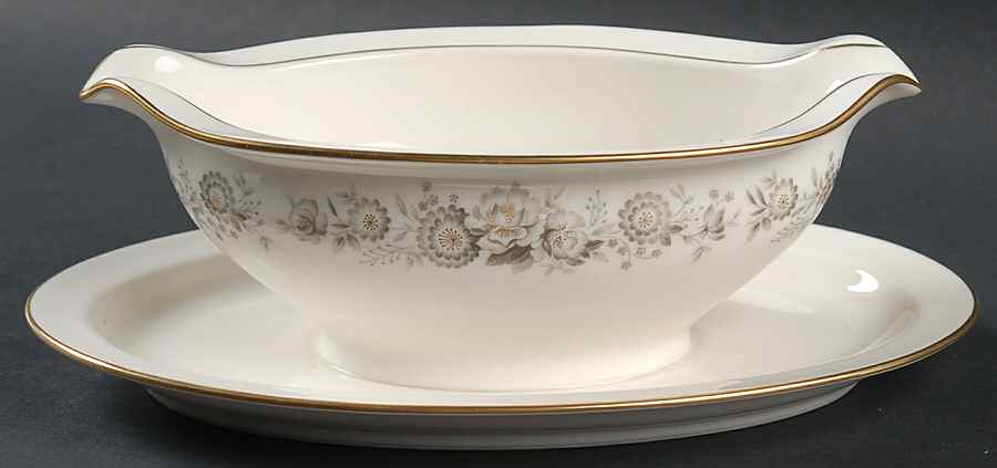 Virginia Gravy Boat with Attached Underplate by Noritake-1