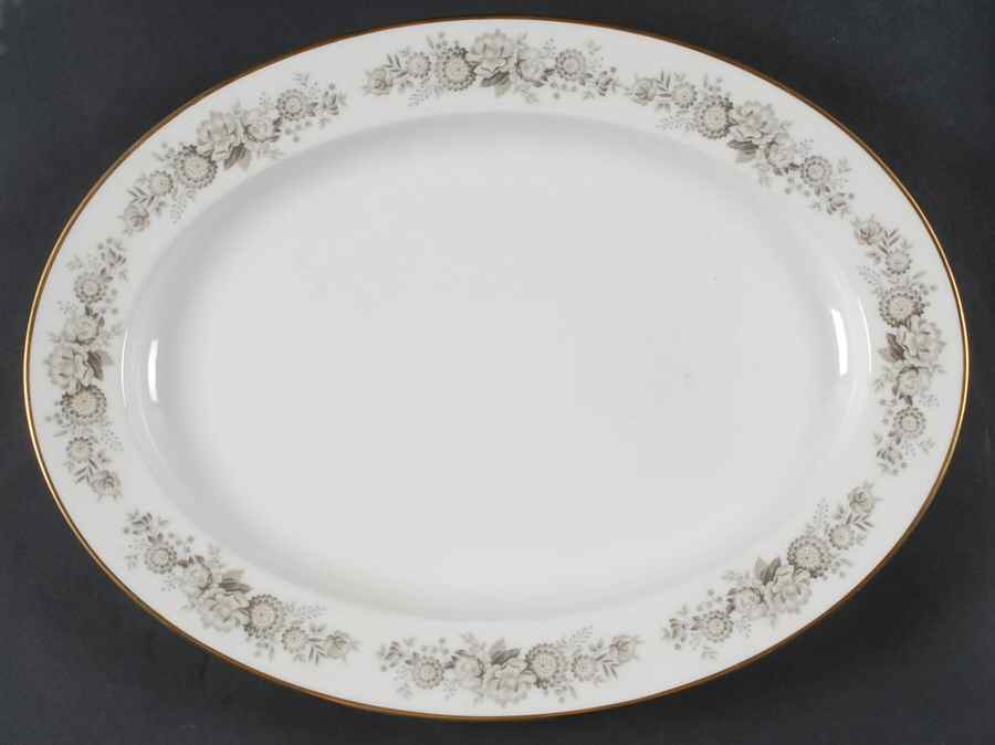 Virginia 16" Oval Serving Platter by Noritake-1