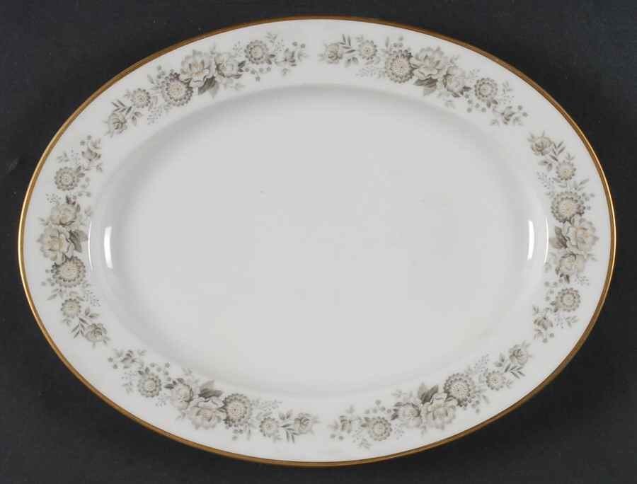 Virginia 11" Oval Serving Platter by Noritake-1