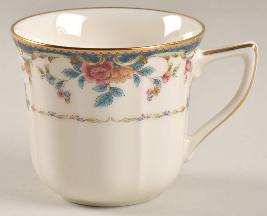 Vintage Rose Flat Cup by Noritake-1