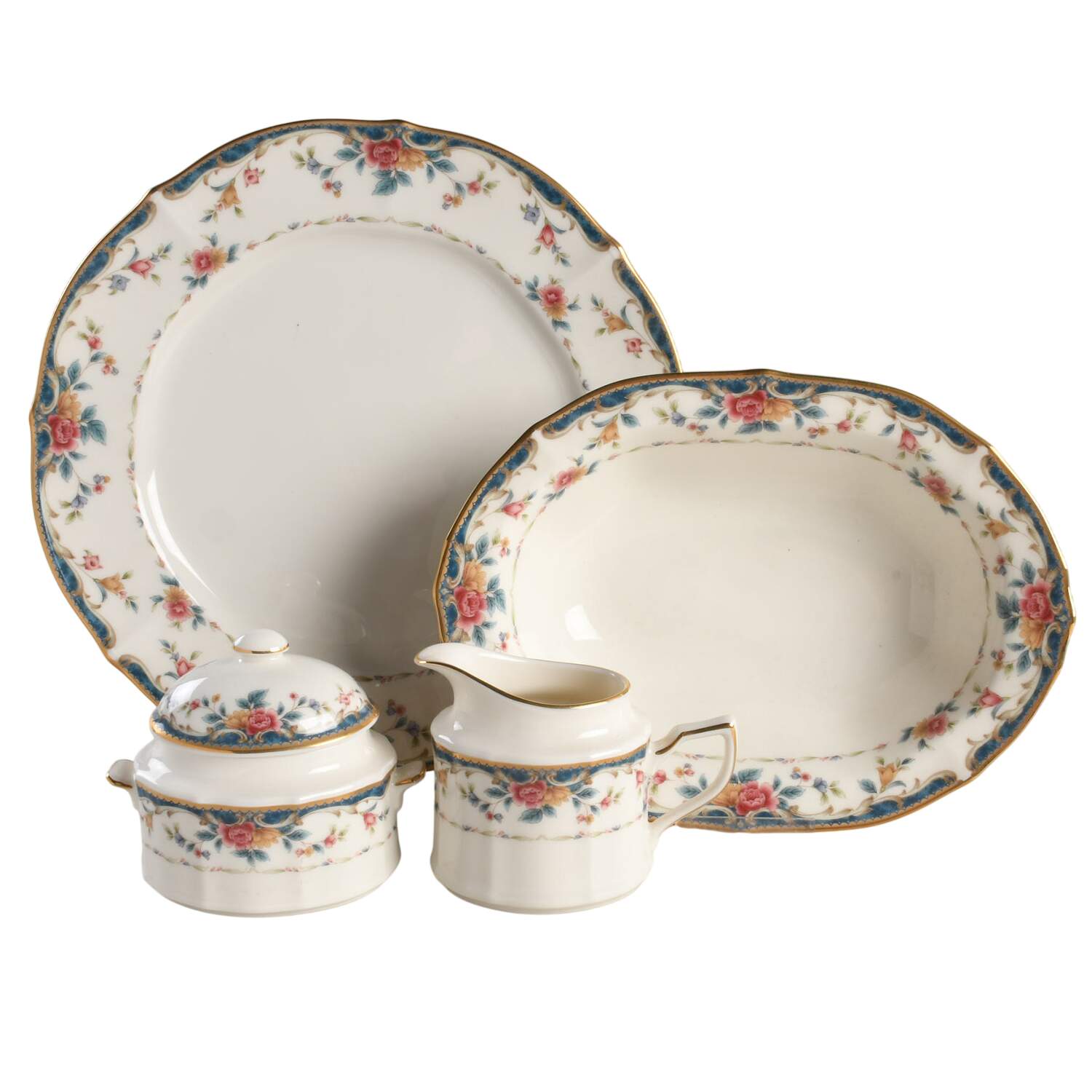 Vintage Rose 5 Piece Hostess Set by Noritake-1
