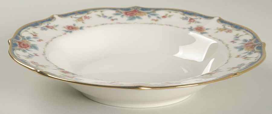 Vintage Rose Rim Soup Bowl by Noritake-1