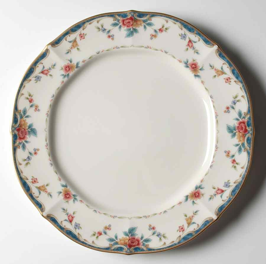 Vintage Rose 11" Chop Plate (Round Platter) by Noritake-1