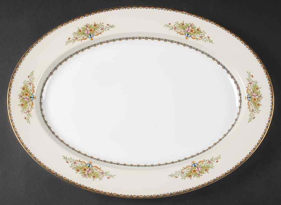 Visalia 16" Oval Serving Platter by Noritake-1