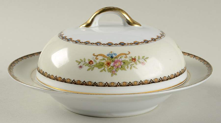 Visalia Round Covered Butter by Noritake-1