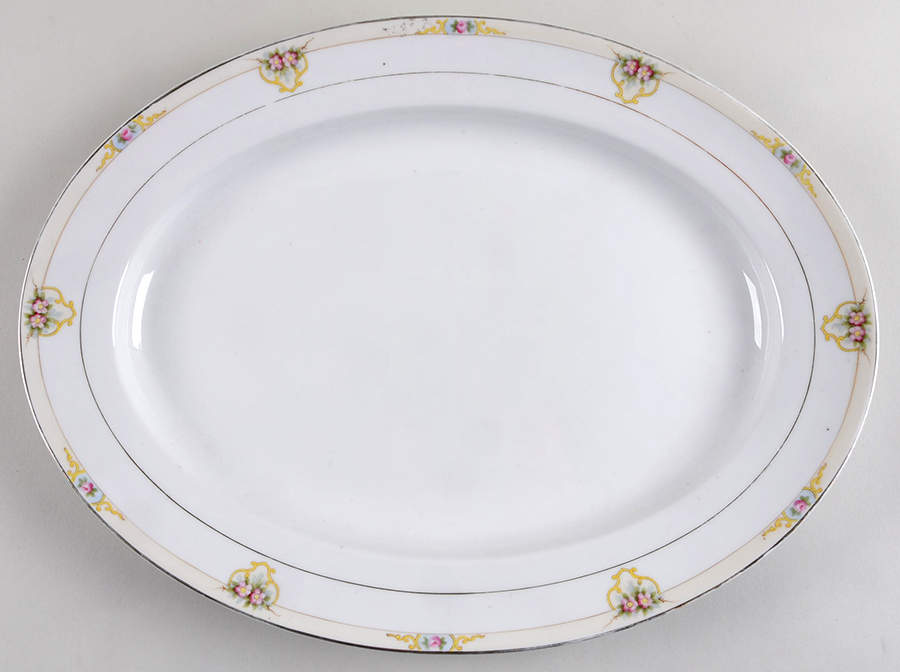 The Vitry 16" Oval Serving Platter by Noritake-1