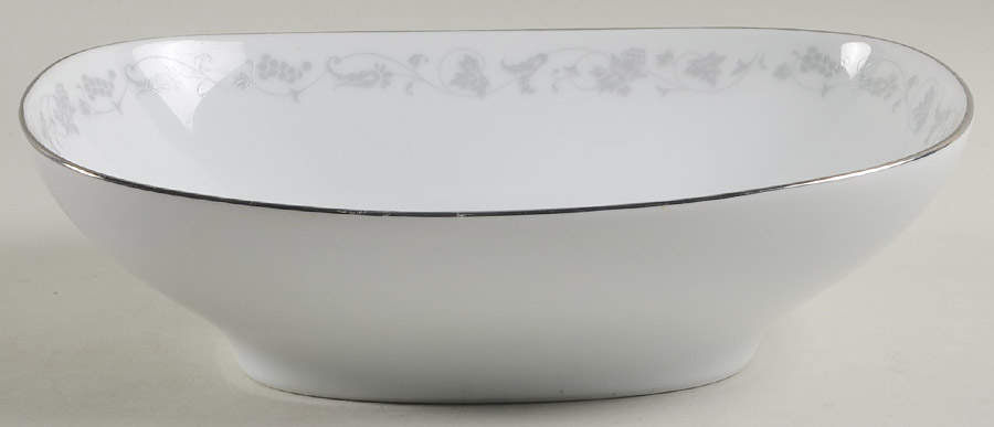 Vivian 10" Oval Vegetable Bowl by Noritake-1
