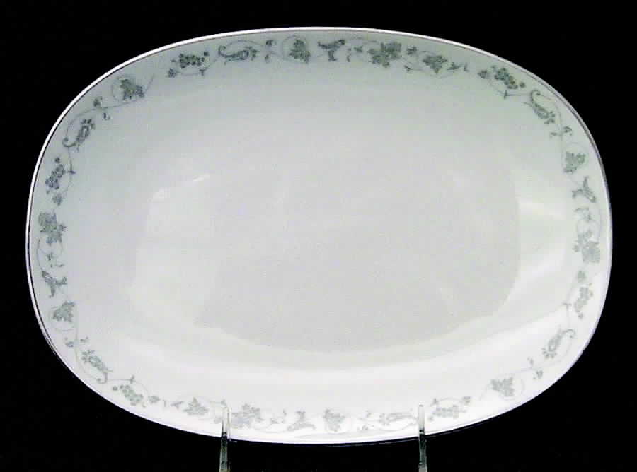 Vivian 11" Oval Serving Platter by Noritake-1