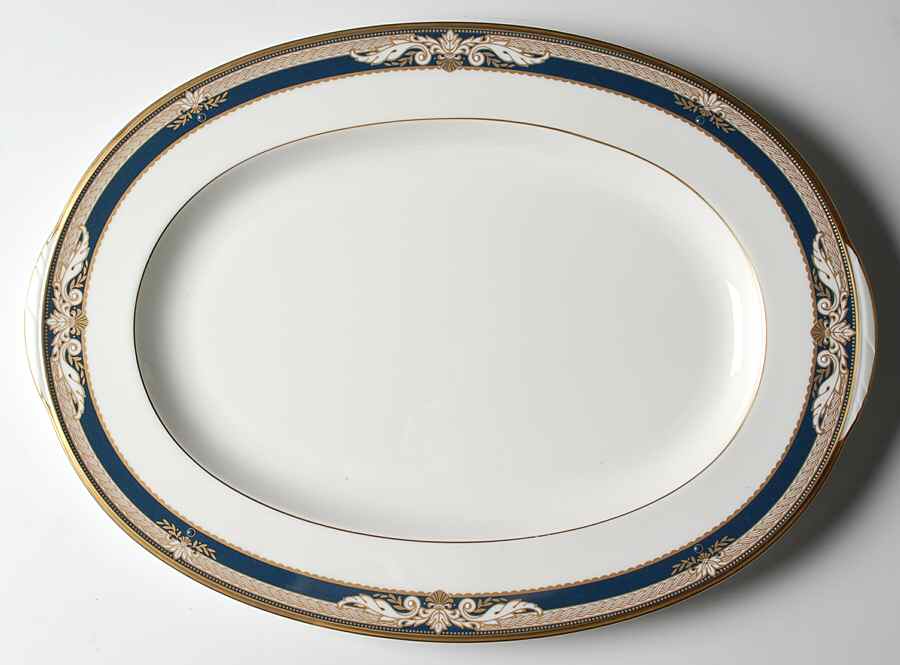 Voltaire 16" Oval Serving Platter by Noritake-1