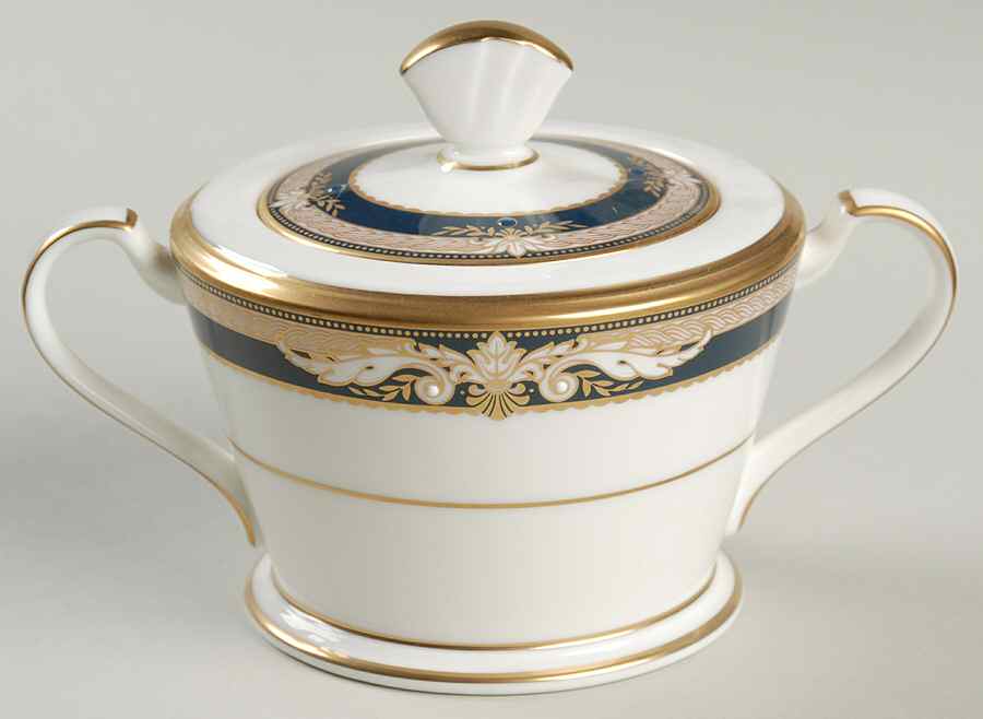 Voltaire Sugar Bowl & Lid by Noritake-1