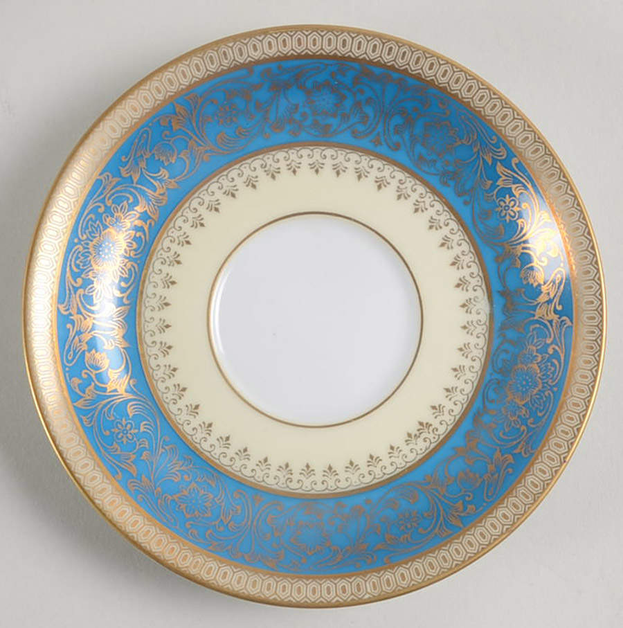 Vornay Blue Saucer for Demitasse Cup by Noritake-1