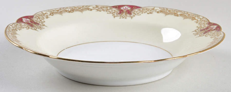 Vornay Red Rim Soup Bowl by Noritake-1