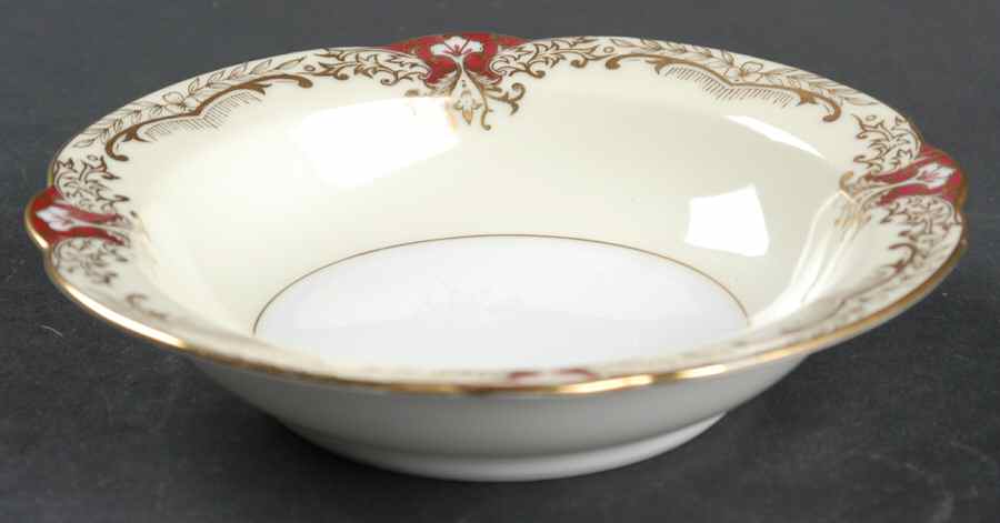 Vornay Red Rim Fruit/Dessert (Sauce) Bowl by Noritake-1