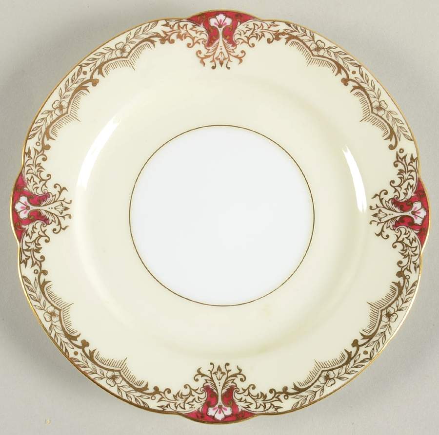 Vornay Red Bread & Butter Plate by Noritake-1