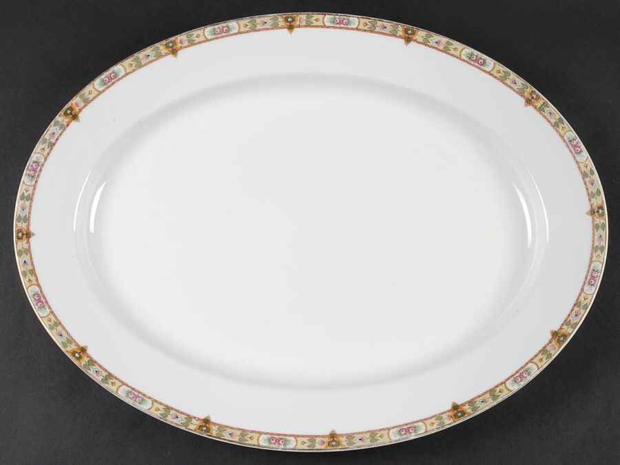Wadleigh 16" Oval Serving Platter by Noritake-1