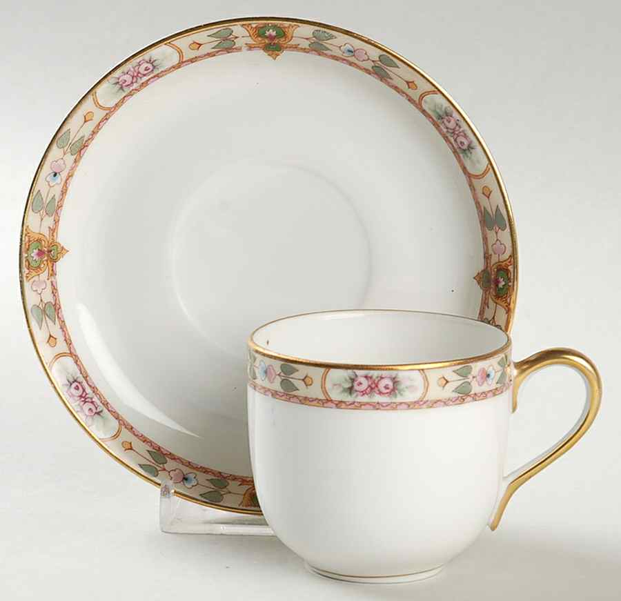 Wadleigh Flat Demitasse Cup & Saucer Set by Noritake-1