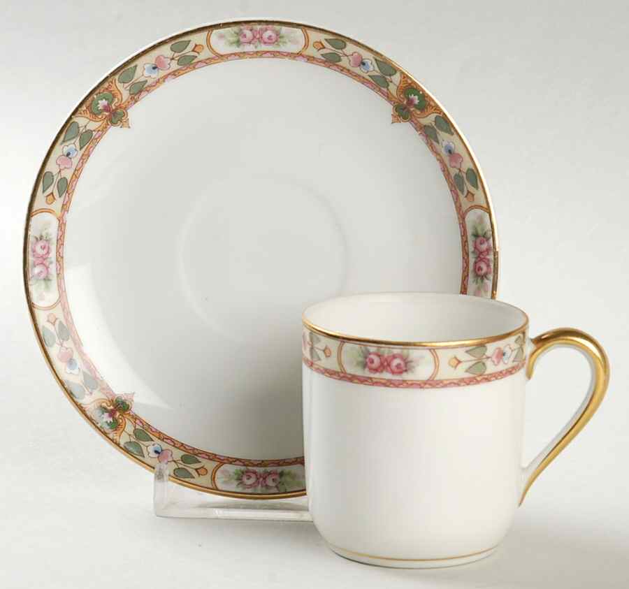 Wadleigh Flat Demitasse Cup & Saucer Set by Noritake-1