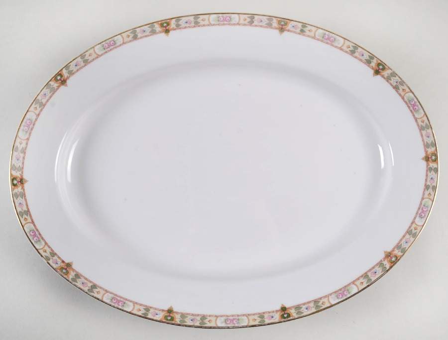 Wadleigh 13" Oval Serving Platter by Noritake-1