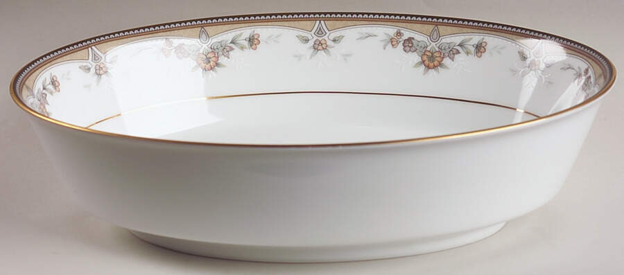 Walnut Hill 9" Oval Vegetable Bowl by Noritake-1