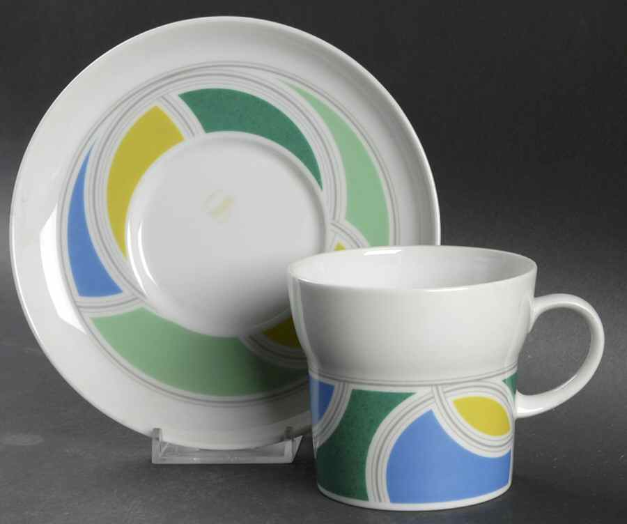 Waikiki Flat Cup & Saucer Set by Noritake-1
