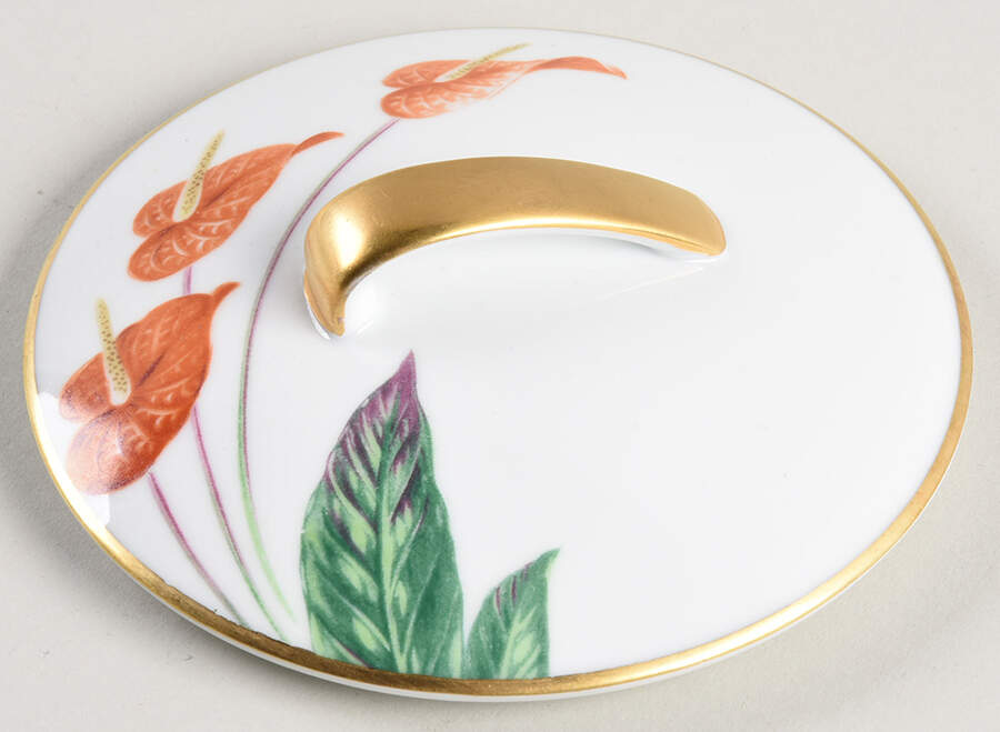 Waikiki (Gold Trim) Lid for Sugar Bowl by Noritake-1
